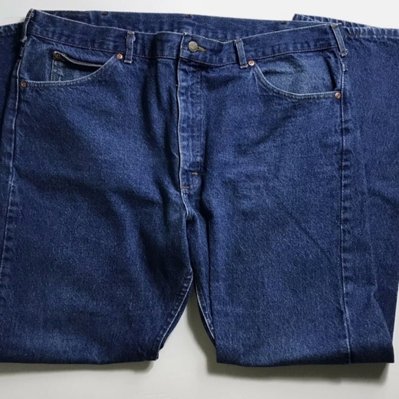 Men’s vintage 90s lee Rider denim Jeans Medium wash size 42 waist Pants - Picture 3 of 6